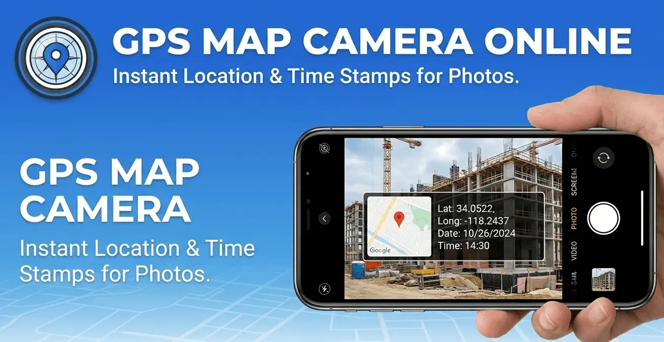 GPS Map Camera Online Tool - Add Location and Map Stamp to Photos